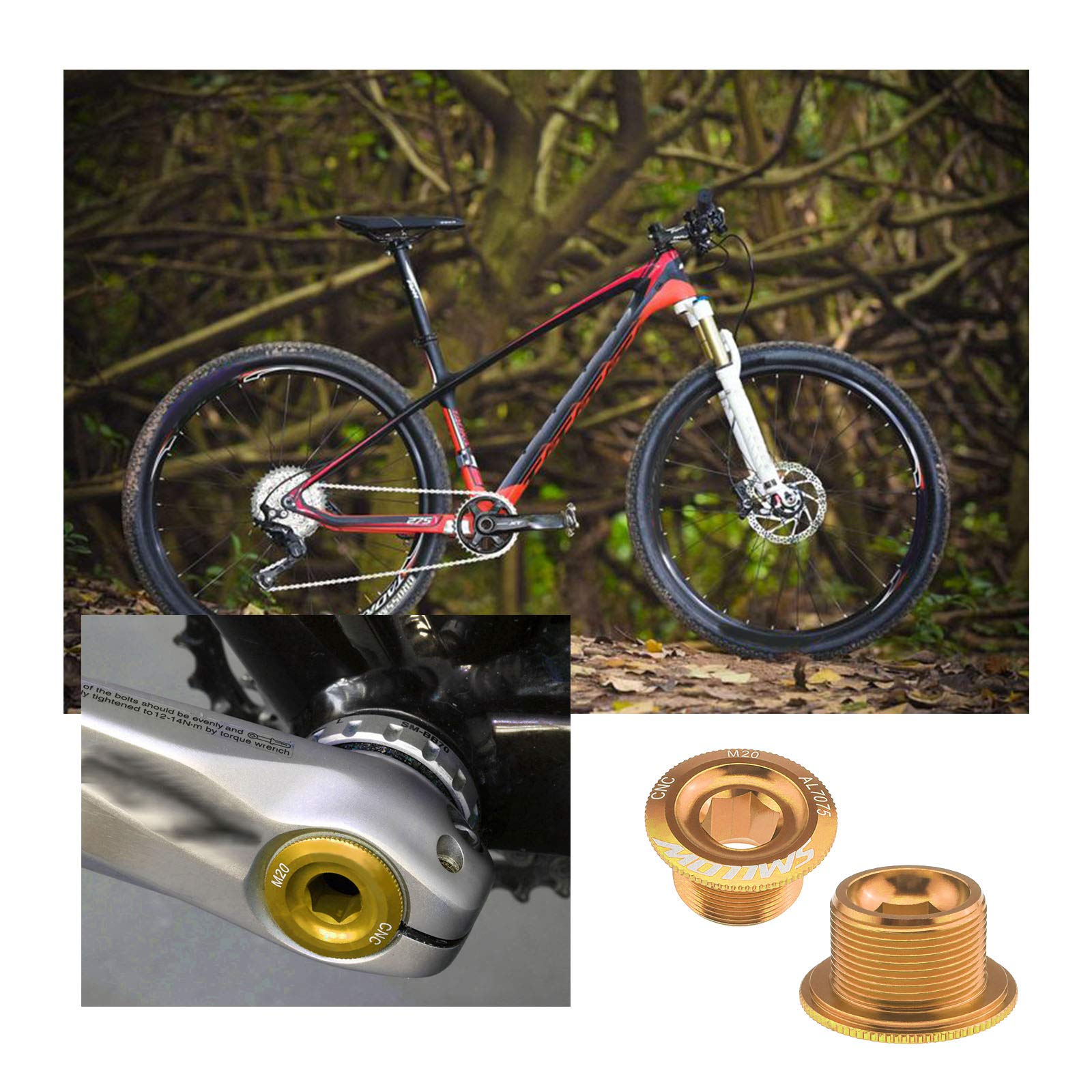 Amazon.co.jp: Create idea ゴールドマウンテンバイクボトムブラケット